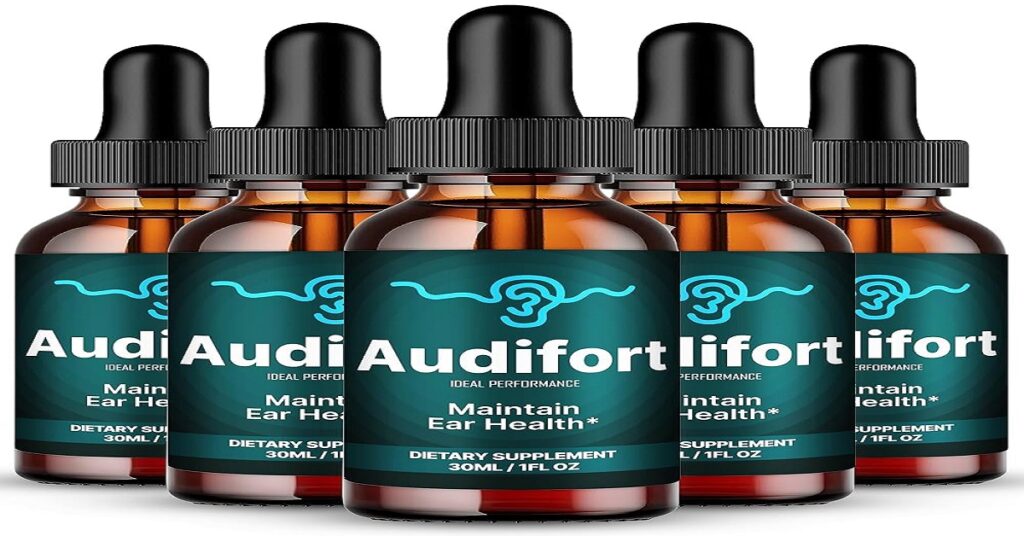 Audifort natural hearing supplement - improves hearing clarity and reduces tinnitus naturally