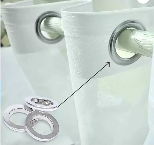 SHUTTLE Curtain Rings - Premium Quality with Lock System (Pack of 30) Shuttle curtain rings customer ratings and reviews high-quality curtain accessories