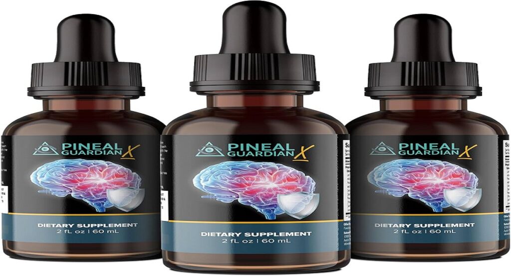 Pineal Guardian supplement bottle – supports pineal gland health and overall wellness