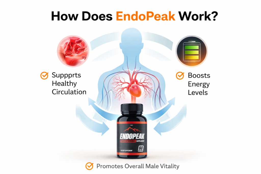 EndoPeak Review – Natural Support for Male Vitality, Energy & Performance How EndoPeak works for testosterone support