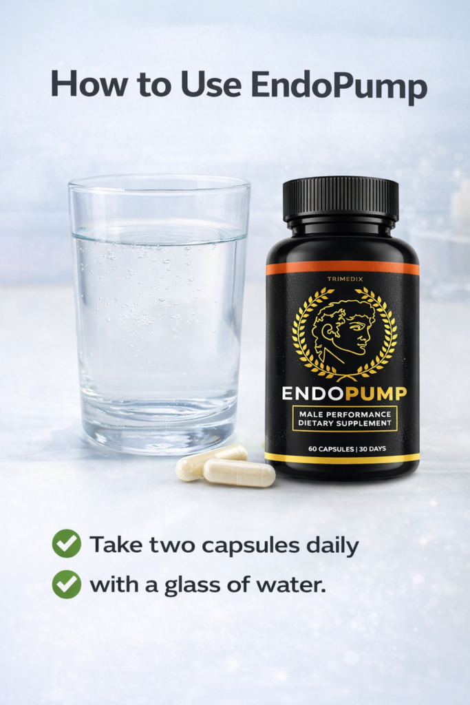 How to use EndoPump capsules daily