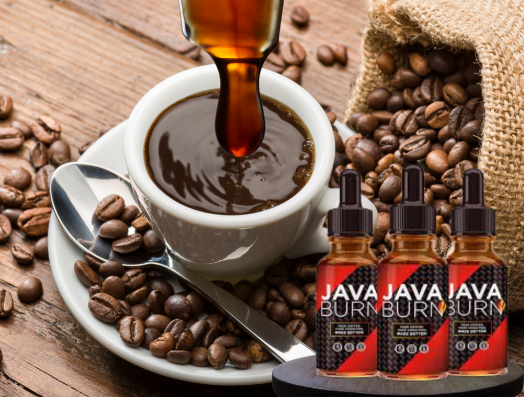 Java Burn Review: A Simple Coffee Add-On for Daily Metabolism Support Java Burn supplement bottle placed beside a fresh cup of coffee for daily wellness support