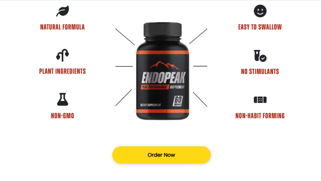 EndoPeak Review – Natural Support for Male Vitality, Energy & Performance Key benefits of EndoPeak for men