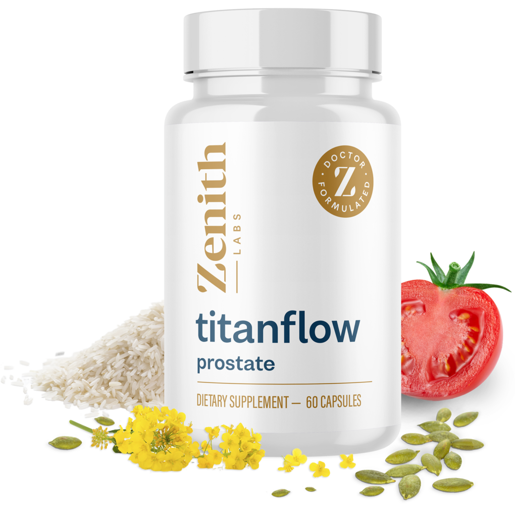 TitanFlow natural prostate support supplement made with quality ingredients