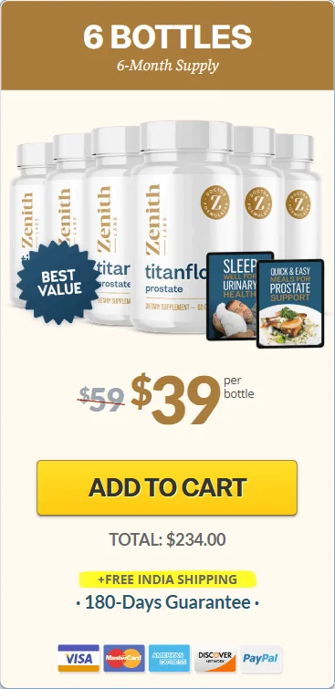 TitanFlow Prostate Support pricing and official website