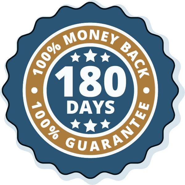 TitanFlow Prostate Support 180 day money back guarantee