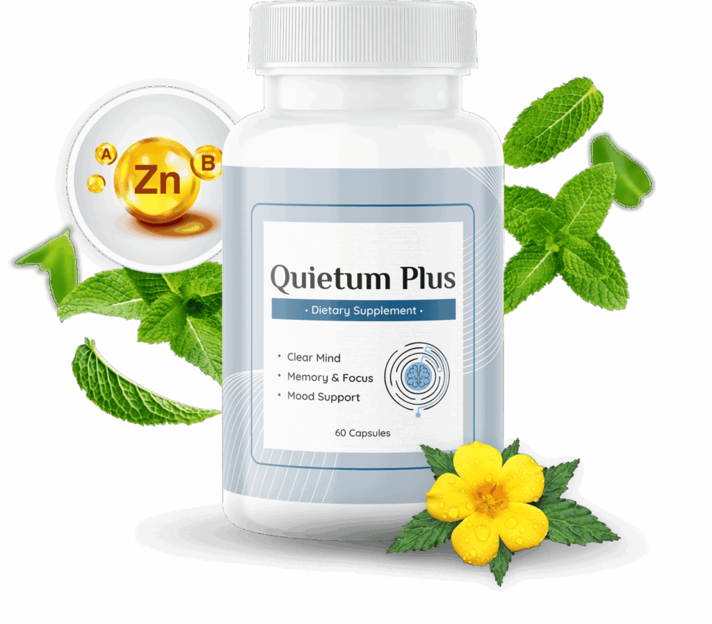 Quietum Plus natural dietary supplement designed to support ear and overall brain health